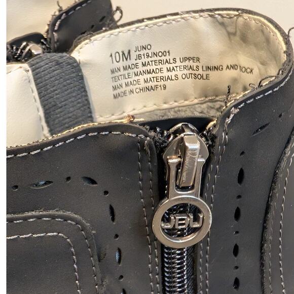 JBU By Jambu Booties Black Vegan Leather Classic Style - Size 10 - Picture 7 of 8